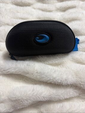Costa Black Sunglasses Case with Blue Logo Accent